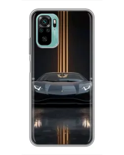 Чохол для Xiaomi Redmi Note 10 з картинкою «Lamborghini золоті лінії» Чохол для Xiaomi Redmi Note 10 з картинкою «Lamborghini золоті лінії»