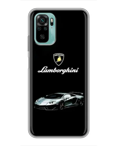 Чохол для Xiaomi Redmi Note 10 з картинкою «Логотип Lamborghini класика»