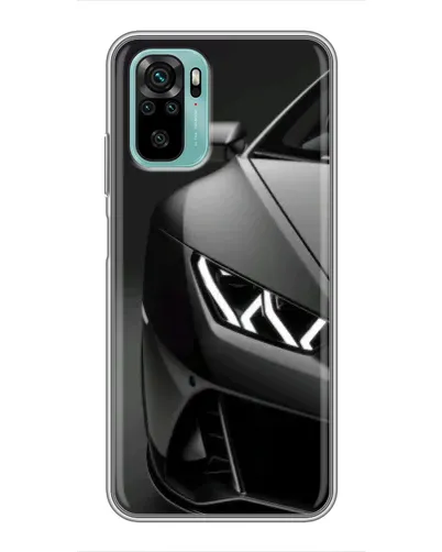 Чохол для Xiaomi Redmi Note 10 з картинкою «Lamborghini фари деталізація»