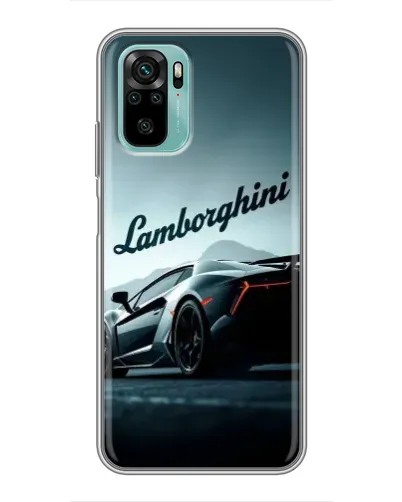 Чохол для Xiaomi Redmi Note 10 з картинкою «Класичний Lamborghini надпис»