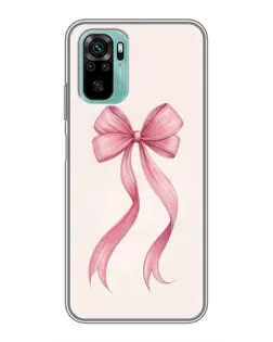 Чехол для Xiaomi Redmi Note 10 с картинкой «Розовый бант»