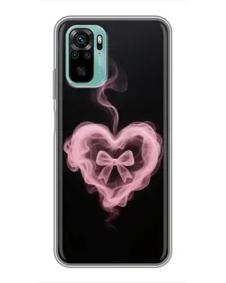 Чехол для Xiaomi Redmi Note 10 с картинкой «Дымчатое сердце»