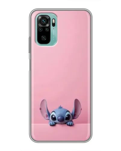 Чехол для Xiaomi Redmi Note 10 с картинкой «Stitch выглядывает»