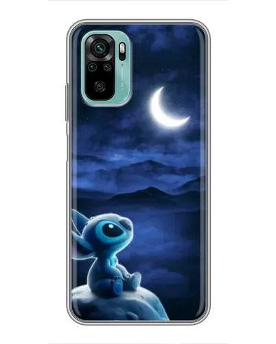 Чехол для Xiaomi Redmi Note 10 с картинкой «Лунная ночь Стича»