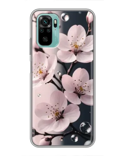 Чехол для Xiaomi Redmi Note 10 с картинкой «Нежная сакура и капли» Чехол для Xiaomi Redmi Note 10 с картинкой «Нежная сакура и капли»