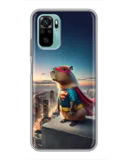 Чохол для Xiaomi Redmi Note 10 з картинкою «Капі-мен супергерой»