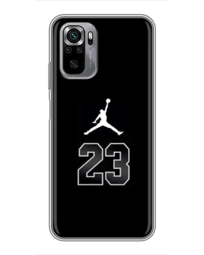 Чехол для Xiaomi Redmi Note 10S с картинкой «Jordan Flight 23»