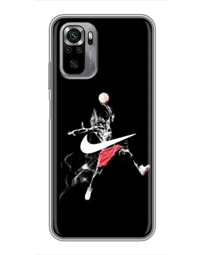 Чехол для Xiaomi Redmi Note 10S с картинкой «Jordan Jumpman»