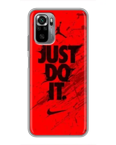 Чехол для Xiaomi Redmi Note 10S с картинкой «Nike Just Do It»