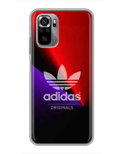 Чехол для Xiaomi Redmi Note 10S с картинкой «Adidas Red Neon»