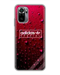 Чехол для Xiaomi Redmi Note 10S с картинкой «Adidas Gold Marble»