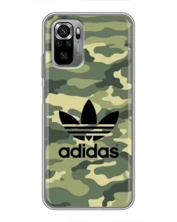 Чехол для Xiaomi Redmi Note 10S с картинкой «Милитари стиль Adidas»