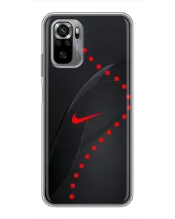 Чехол для Xiaomi Redmi Note 10S с картинкой «Абстрактный дизайн Nike»