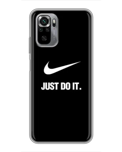 Чехол для Xiaomi Redmi Note 10S с картинкой «Классический принт Nike»