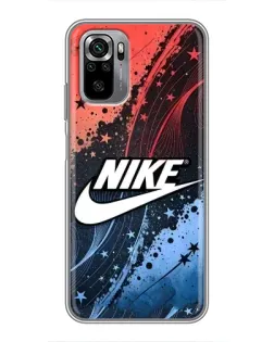 Чехол для Xiaomi Redmi Note 10S с картинкой «Градиентный принт Найк»
