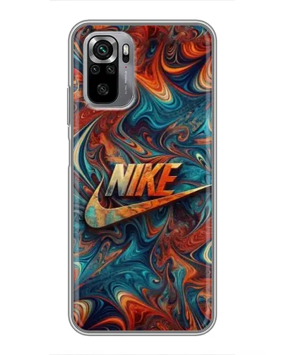 Чехол для Xiaomi Redmi Note 10S с картинкой «Nike в абстракции»