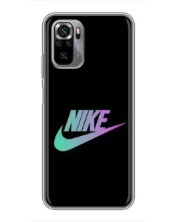 Чехол для Xiaomi Redmi Note 10S с картинкой «Nike — городская ночь»