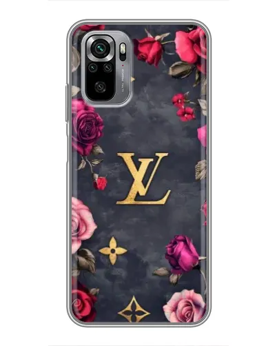 Чехол для Xiaomi Redmi Note 10S с картинкой «Цветочный Louis Vuitton»