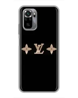 Чехол для Xiaomi Redmi Note 10S с картинкой «Louis Vuitton — минимализм»