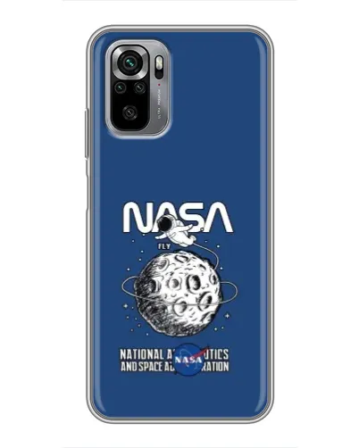 Чехол для Xiaomi Redmi Note 10S с картинкой «NASA — лунная миссия» Чехол для Xiaomi Redmi Note 10S с картинкой «NASA — лунная миссия»