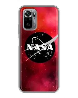 Чехол для Xiaomi Redmi Note 10S с картинкой «NASA — красная туманность» Чехол для Xiaomi Redmi Note 10S с картинкой «NASA — красная туманность»