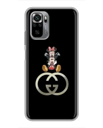 Чехол для Xiaomi Redmi Note 10S с картинкой «Минни Маус на лого» Чехол для Xiaomi Redmi Note 10S с картинкой «Минни Маус на лого»