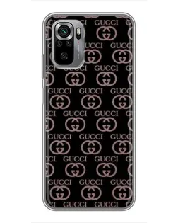 Чехол для Xiaomi Redmi Note 10S с картинкой «Классическая монограмма Gucci»