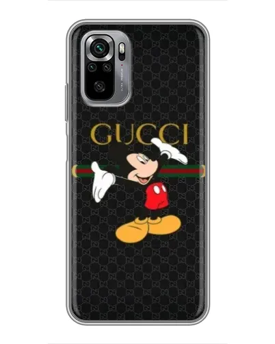 Чехол для Xiaomi Redmi Note 10S с картинкой «Микки Маус Gucci» Чехол для Xiaomi Redmi Note 10S с картинкой «Микки Маус Gucci»