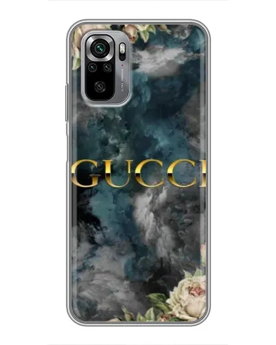 Чехол для Xiaomi Redmi Note 10S с картинкой «Абстрактные цветы Gucci» Чехол для Xiaomi Redmi Note 10S с картинкой «Абстрактные цветы Gucci»
