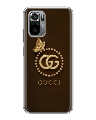 Чехол для Xiaomi Redmi Note 10S с картинкой «Gucci — золотая бабочка» Чехол для Xiaomi Redmi Note 10S с картинкой «Gucci — золотая бабочка»