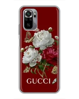 Чехол для Xiaomi Redmi Note 10S с картинкой «Gucci —  сад»