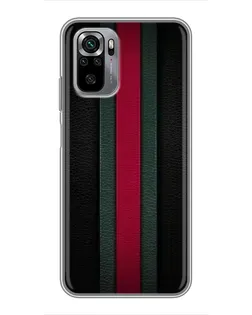 Чехол для Xiaomi Redmi Note 10S с картинкой «Gucci — неоновая линия»