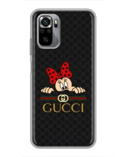 Чехол для Xiaomi Redmi Note 10S с картинкой «Минни Маус Gucci — черный» Чехол для Xiaomi Redmi Note 10S с картинкой «Минни Маус Gucci — черный»