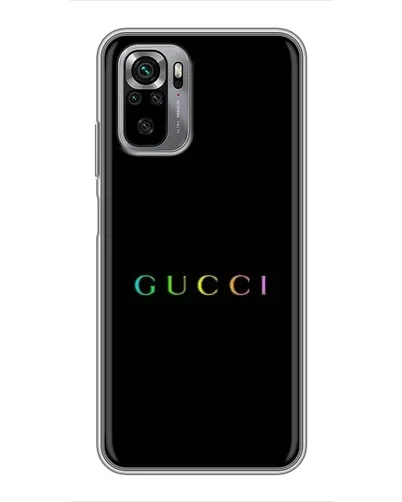 Чехол для Xiaomi Redmi Note 10S с картинкой «Gucci — неоновый минимализм» Чехол для Xiaomi Redmi Note 10S с картинкой «Gucci — неоновый минимализм»