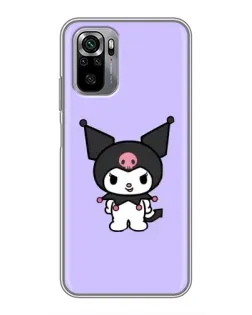 Чохол для Xiaomi Redmi Note 10S з картинкою «Kuromi — ніжний фіолетовий»