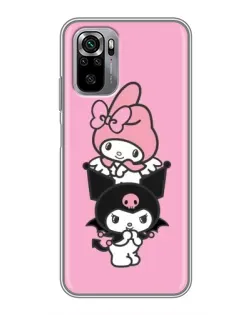 Чохол для Xiaomi Redmi Note 10S з картинкою «My Melody та Kuromi»