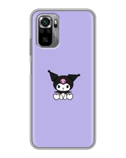 Чохол для Xiaomi Redmi Note 10S з картинкою «Kuromi — фіолетовий мінімалізм»