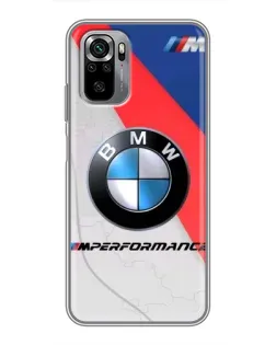 Чехол для Xiaomi Redmi Note 10S с картинкой «BMW Performance стиль»