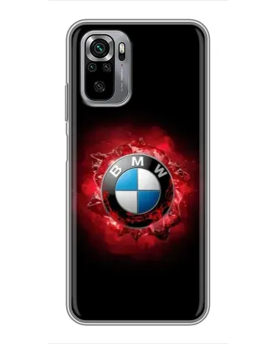Чехол для Xiaomi Redmi Note 10S с картинкой «Логотип BMW — вспышка»