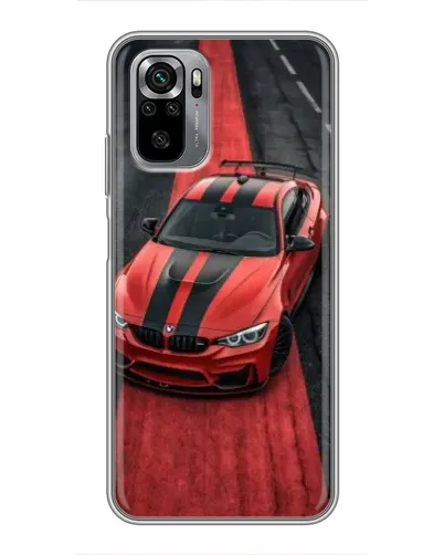 Чехол для Xiaomi Redmi Note 10S с картинкой «BMW на красной дорожке»