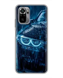 Чехол для Xiaomi Redmi Note 10S с картинкой «BMW под дождем» Чехол для Xiaomi Redmi Note 10S с картинкой «BMW под дождем»