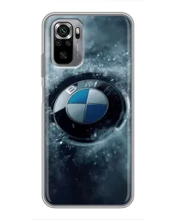 Чехол для Xiaomi Redmi Note 10S с картинкой «Логотип BMW — лед» Чехол для Xiaomi Redmi Note 10S с картинкой «Логотип BMW — лед»