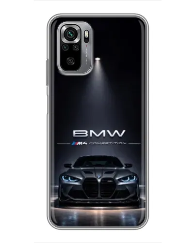 Чехол для Xiaomi Redmi Note 10S с картинкой «BMW сквозь ночной город» Чехол для Xiaomi Redmi Note 10S с картинкой «BMW сквозь ночной город»
