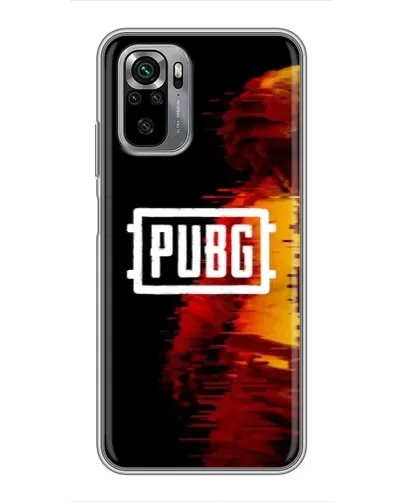 Чехол для Xiaomi Redmi Note 10S с картинкой «Яркий логотип PUBG»