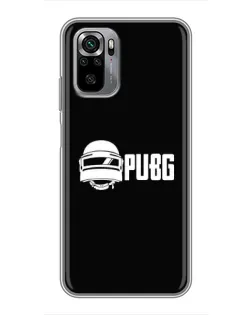 Чехол для Xiaomi Redmi Note 10S с картинкой «PUBG — классический лого»