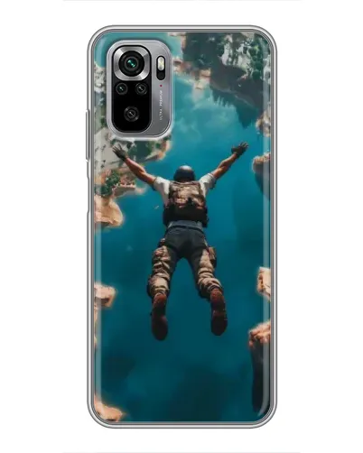 Чехол для Xiaomi Redmi Note 10S с картинкой «PUBG — свободное падение»