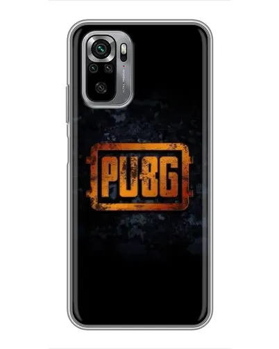 Чехол для Xiaomi Redmi Note 10S с картинкой «PUBG — золотой логотип»
