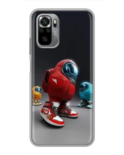 Чехол для Xiaomi Redmi Note 10S с картинкой «Among Us — 3D стиль»