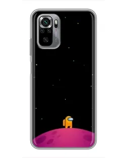 Чохол для Xiaomi Redmi Note 10S з картинкою «Самотній герой на планеті» Чохол для Xiaomi Redmi Note 10S з картинкою «Самотній герой на планеті»