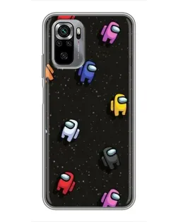 Чохол для Xiaomi Redmi Note 10S з картинкою «Космічний патерн Among Us» Чохол для Xiaomi Redmi Note 10S з картинкою «Космічний патерн Among Us»